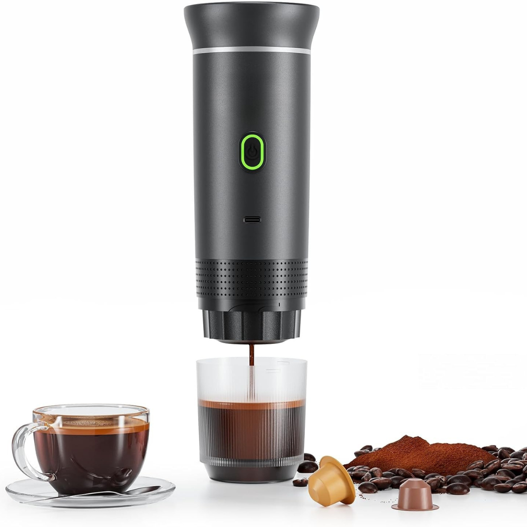 Macchina da Caffè Portatile, Capsula e Polvere-AUTO E VIAGGI