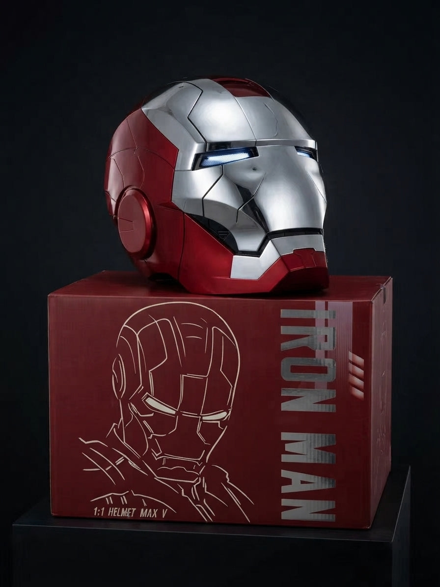 Casco Iron Man Mk5 Eletronico 1:1 – Controllo Vocale e Touch