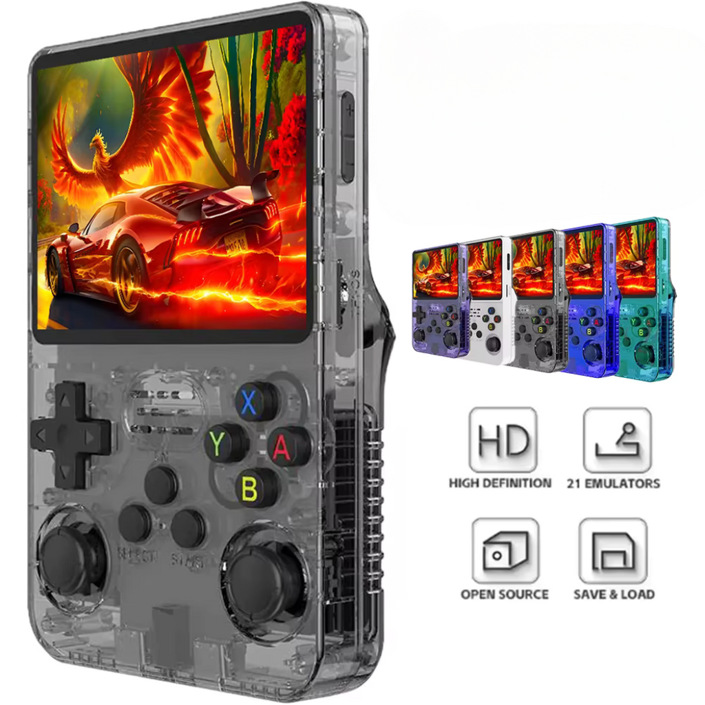Videogiochi Retro R36S Console Portatile 64GB con 15000 Giochi Schermo 3,5