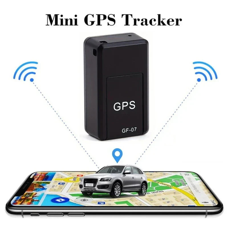 GPS magnetico GF07 Tracker per auto, antifurto portatile con posizionamento preciso