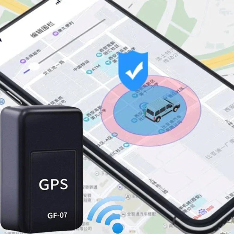 GPS magnetico GF07 Tracker per auto, antifurto portatile con posizionamento preciso