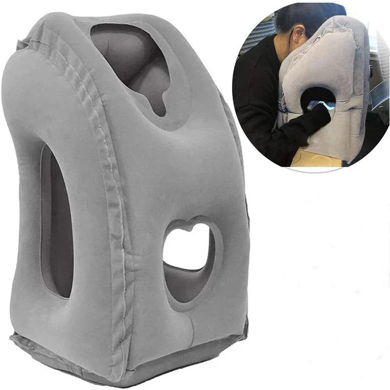 Cuscino da Viaggio Gonfiabile 2in1 – Comfort ovunque!