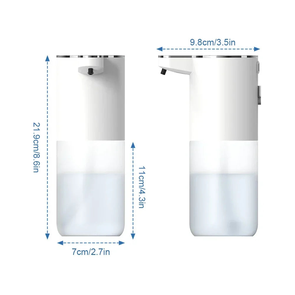 Dispenser Sapone Automatico Touchless 400ml Ricaricabile Sensore Infrarossi
