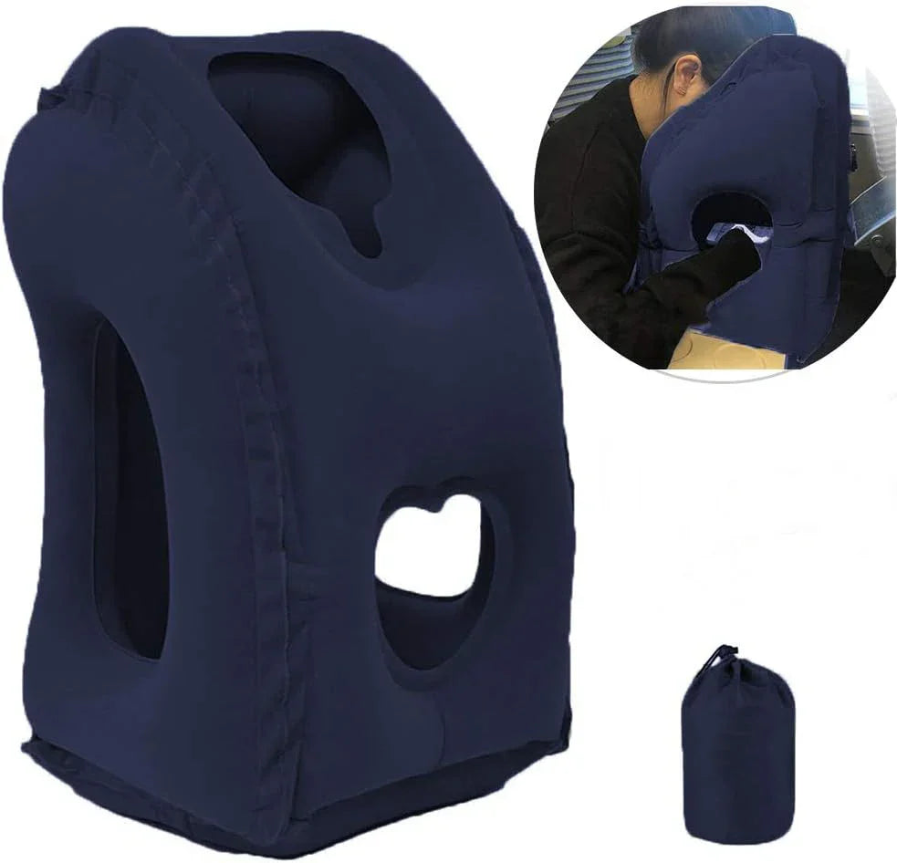 Cuscino da Viaggio Gonfiabile 2in1 – Comfort ovunque!
