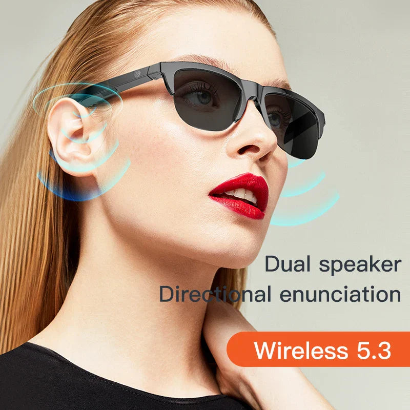 Occhiali Intelligenti Bluetooth a Conduzione Ossea | Sport, Lavoro e Chiamate
