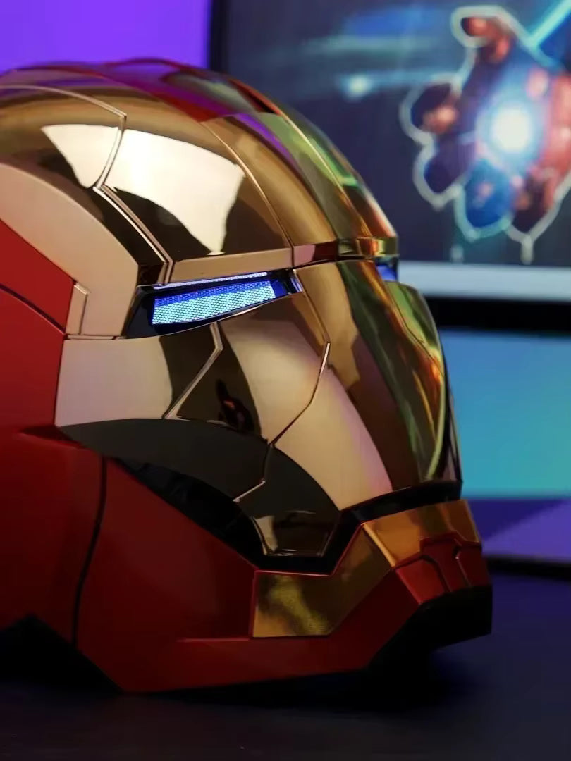 Casco Iron Man Mk5 Eletronico 1:1 – Controllo Vocale e Touch